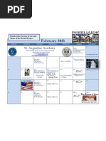 February Calendar 2013