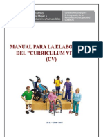 Manual de Curriculum Vitae