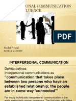 Interpersonal Communication