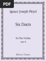 I. Pleyel - Six Duets For Two Violins Op. 8