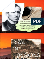 RIZAL's Life in Hongkong, Japan, America