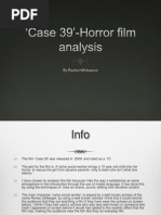 'Case 39' - Horror Film Analysis (Finished)