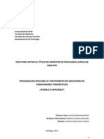 Psicoanalisis Aplicado Al Tratamiento de Adicciones PDF