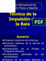 Impulsión de La Bala