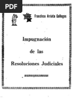 Impugnacion de Las Resoluciones Judiciales