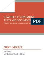 Chapter 10 Evidence Substantive Tests