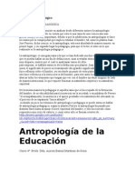 Antropologia Pedagógica