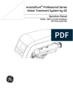 Rev F AvantaPure Logix 268 Owners Manual 3-31-09