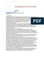 Teoría Del Aprendizaje Significativo de David Ausubel