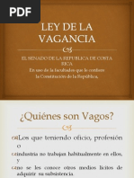 Ley de La Vagancia 1886