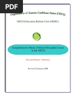 Comprehensive Study of Research School Discipline Issues in The OECS