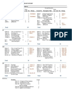 IV Recommended Program of Study 2011