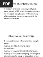 B9ed0measures of Central Tendency