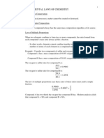 Fundamental Laws of Chemistry