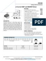 VO3120 2.5 A Output Current IGBT and MOSFET Driver: Vishay Semiconductors