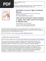 Tetsuya Nakajima & Lee Thompson - Judo and The Process of Nation-Building in Japan