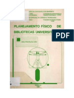 Planejamento Fisico de Bibliotecas Universitarias