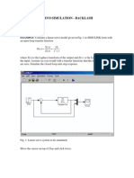 Nonlinear Servo Simulation