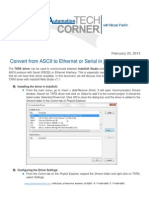 TechCorner 30 - Convert From ASCII To Ethernet or Serial in Just 15 Minutes!!