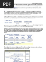 Ej. 10.1 Pasivos Financieros, Contabilizar Prestamo