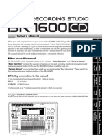 Boss BR-1600CD Owners Manual