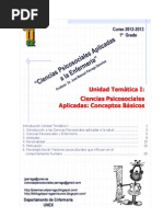 Unidad Temática I Ciencias Psicosociales 2012-2013 UT