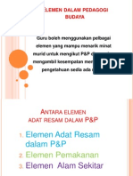 Elemen Dalam Pedagogi Budaya