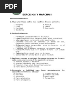 Especialidad Ejercicios y Marchas I