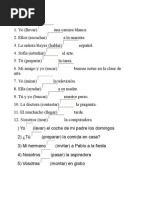 Ar Conjugation Practice