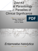 Zoo143 Clinical Parasitology Topic: Parasites of Clinical Significance