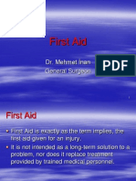 First Aid: Dr. Mehmet İnan General Surgeon