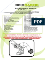 Hybrid Racing 8th Gen CAI Install Guide