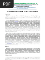 Fish Stock Assessment