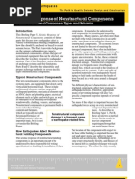 Seismic Response of Nonstructural Components: Part A: Overview of Component Types and Behavior