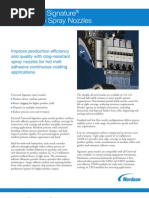 Universal Continuous Signature Nozzles Data Sheet