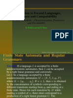 Introduction To Formal Languages, Automata and Computability