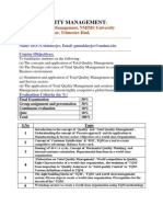 Total Quality Management Session by Mukherjee