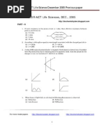 CSIR NET Life Science Dec 2005 Paper