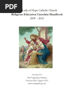 Our Lady of Hope Catholic Church Religious Education Catechist Handbook 2009 - 2010