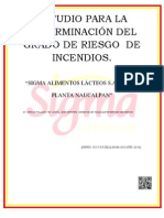 ESTUDIO PARA LA DETERMINACIÓN DEL GRADO DE RIESGO DE INCENDIOS DE CREI CENTRO REGULADOR DE EMERGENCIAS INDUSTRIALES (Reparado)