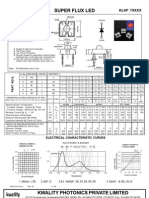 Super Flux Led: Data Sheet 45 KLHF 7Xxxx