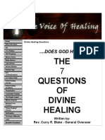 Divine Healing Questions