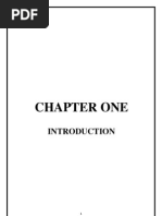 Chapter One