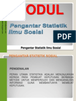 Pengantar Statistik Sosial