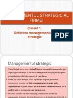 Managementul Strategic Al Firmei