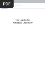 The Cambridge Aerospace Dictionary: More Information