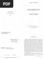 Congar, Yves - Sacerdocio y Laicado PDF