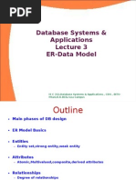 Database Systems & Applications ER-Data Model