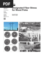 Fiber Stress For Wood Poles