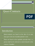 Quasi Contracts